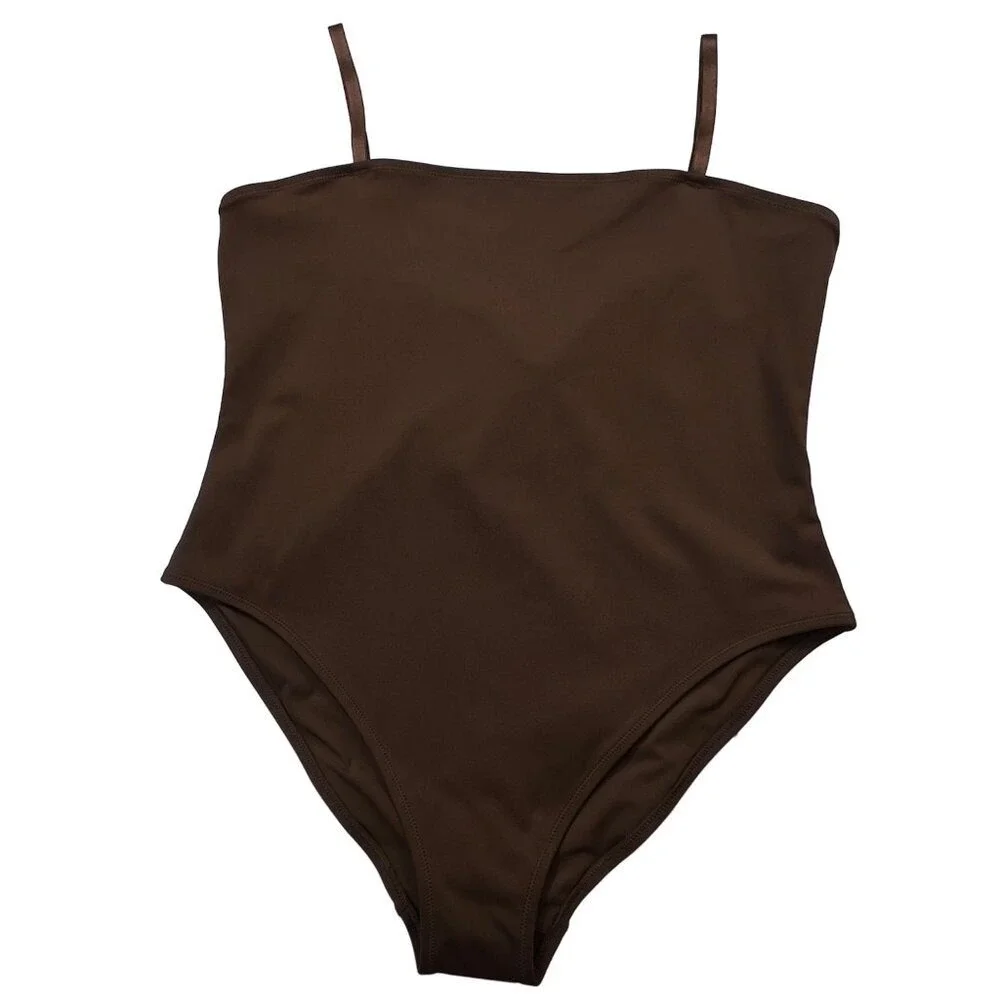 SKIMS Shaping Swim Cami One Piece‎ Cocoa Womens 3X